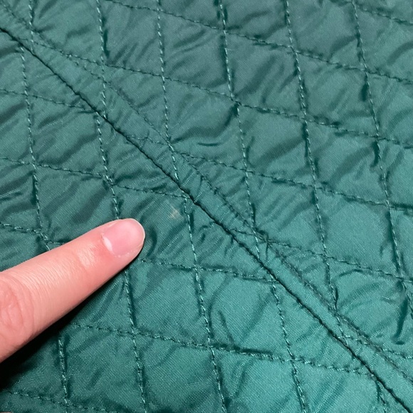 Vintage Sister Be Cool Quilted Vest Green Girls 8 Full Zip 90’s Top - Picture 4 of 9